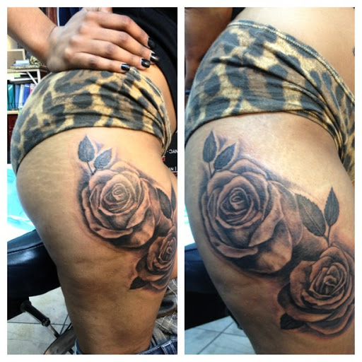 Explore compass tattoo cover up ideas, creative tattoo ideas in Bronx, available at INK FLOW TATTOOS NYC