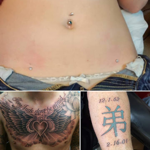 Explore guy side tattoo ideas, creative tattoo ideas in Elko, available at Tom Custom Tattoos and Body Piercing Studio