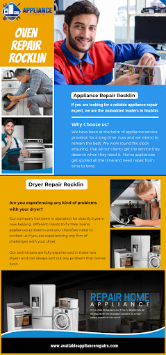Available Appliance Repair in Rocklin, California