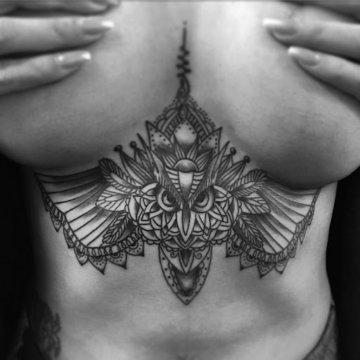 Explore men neck tattoo ideas, creative tattoo ideas in Santa Rosa, available at Eternal Art Tattoo Gallery