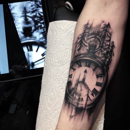 Explore saint michael tattoo ideas, creative tattoo ideas in Peoria, available at InkCapital Tattoos