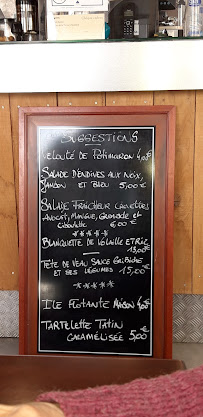 BistrOterre à Bléré menu