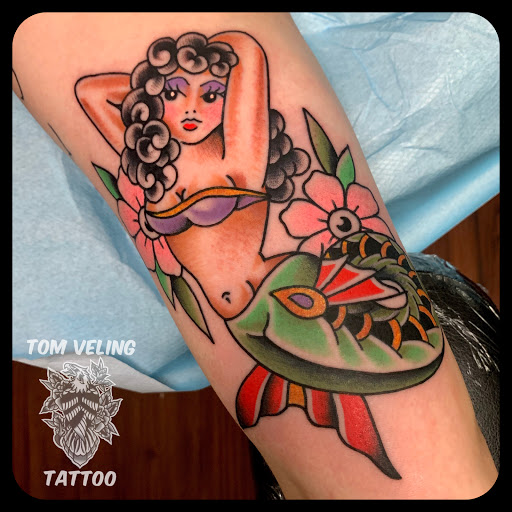 Explore upper chest tattoo ideas, creative tattoo ideas in Orwigsburg, available at Small World Tattoo