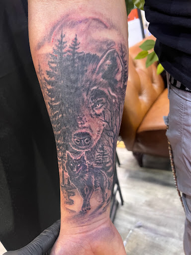 Explore shoe tattoo ideas, creative tattoo ideas in Linn Creek, available at Hillard Skillard Tattoos, LLC.