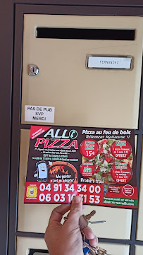 Carte du Allo Pizza à Marseille