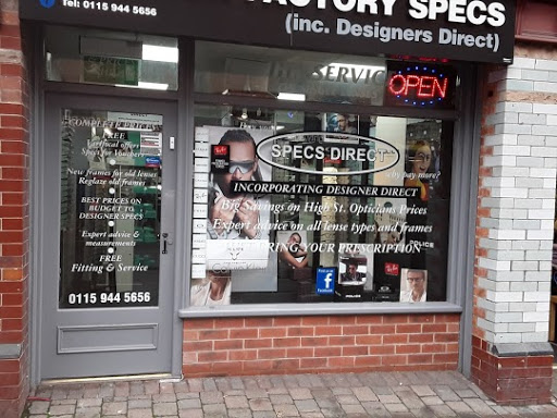 Ilkeston Factory Specs optical lab and boutique