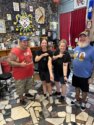 Explore star sleeve tattoo ideas, creative tattoo ideas in New Orleans, available at Downtown Tattoos and Piercing