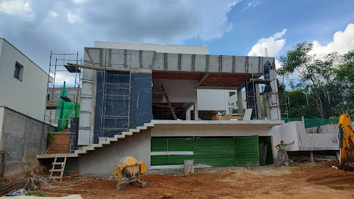 Logo da empresa - Construções e reformas - HR Construções.