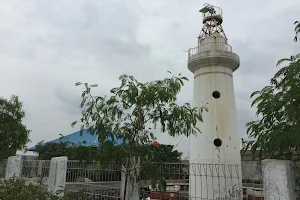 Oude Ned-indië Vuurtoren " Soenda Kalapa " in de Baai van Batavia image