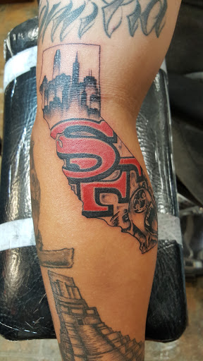 Explore small goth tattoo ideas, creative tattoo ideas in Concord, available at Silver Needle Studios