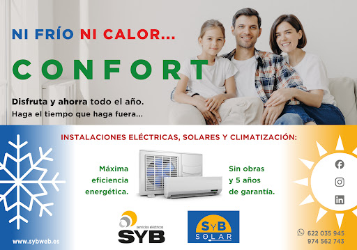 SYB | Instalación de placas solares, reparación aire acondicionado en Huesca, Huesca