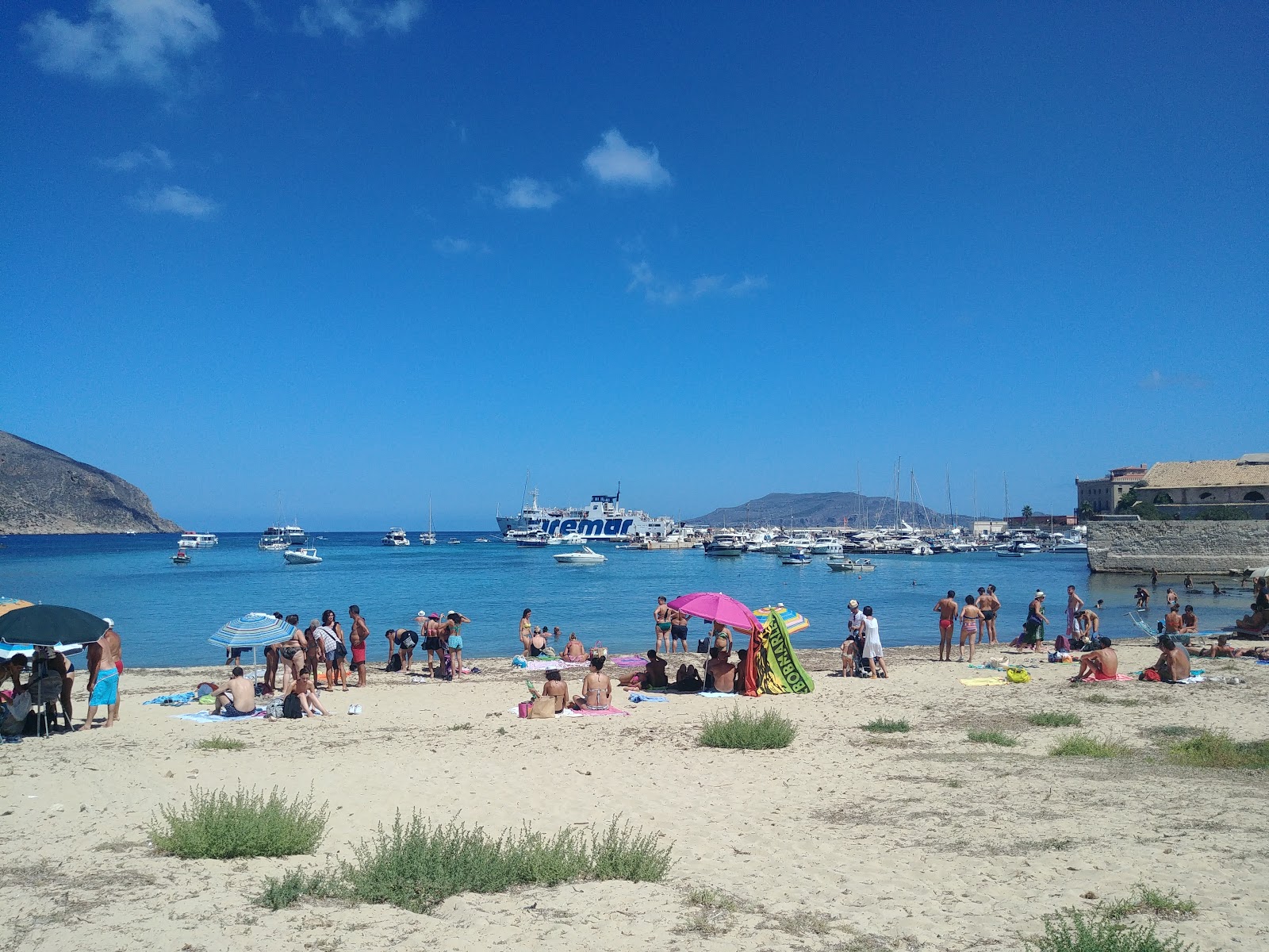 Foto av Praia Strand (Favignana) bekvämlighetsområde