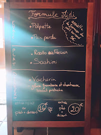 Le Variant à Saint-Sixt menu