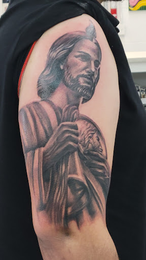 Explore mural tattoo ideas, creative tattoo ideas in Lockeford, available at Lucky You Tattoos Lockeford