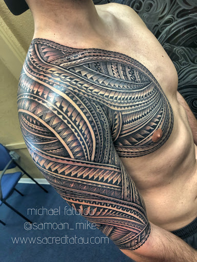 Explore full arm tattoo ideas, creative tattoo ideas in Tampa, available at Sacred Tatau