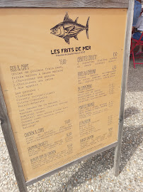 Restaurant de fish and chips Les Frits de Mer à Le Château-d'Oléron (la carte)