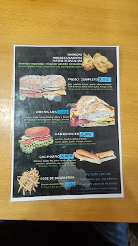 Restaurant Pastelaria S. Pedro à Vila Nova de Cerveira (le menu)