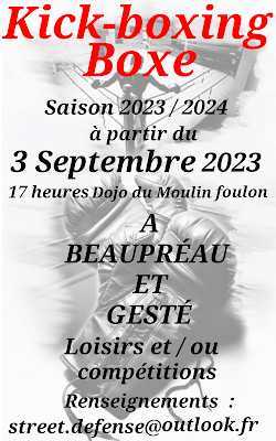 Club de kick boxing / boxe/ à Beaupréau-en-Mauges