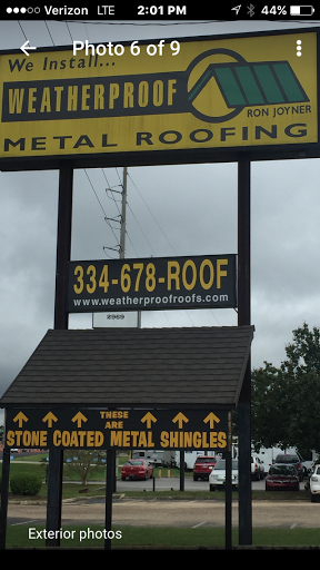 Roofing Contractor «WeatherProof Roofs», reviews and photos, 2975 Ross Clark Cir, Dothan, AL 36301, USA