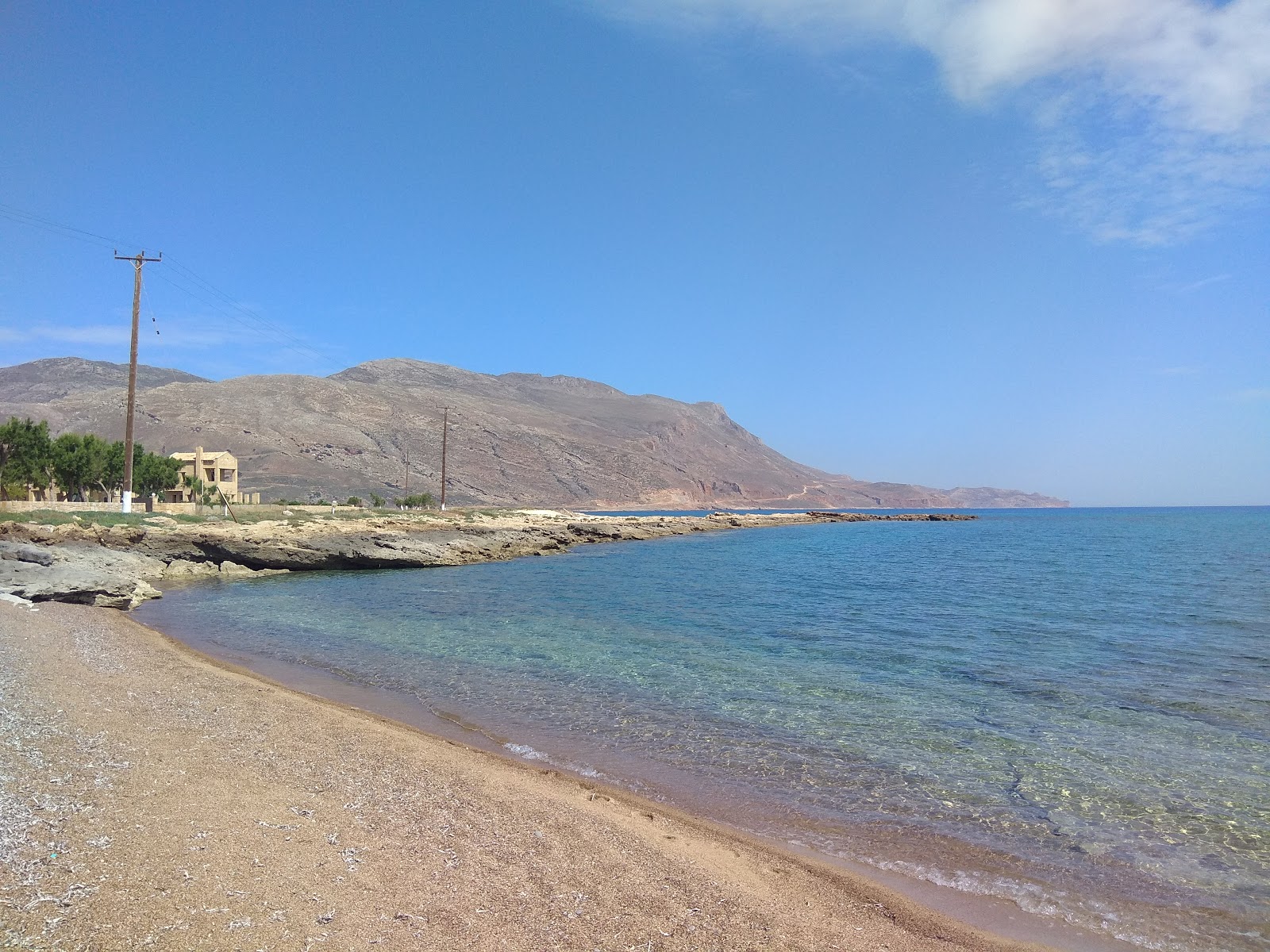 Foto de Viglia Beach com areia brilhante superfície