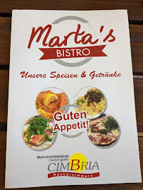 Bistro Marta's Bistro à Neckarzimmern (le menu)
