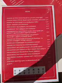Menu du Medousa Novel Food à Scilla