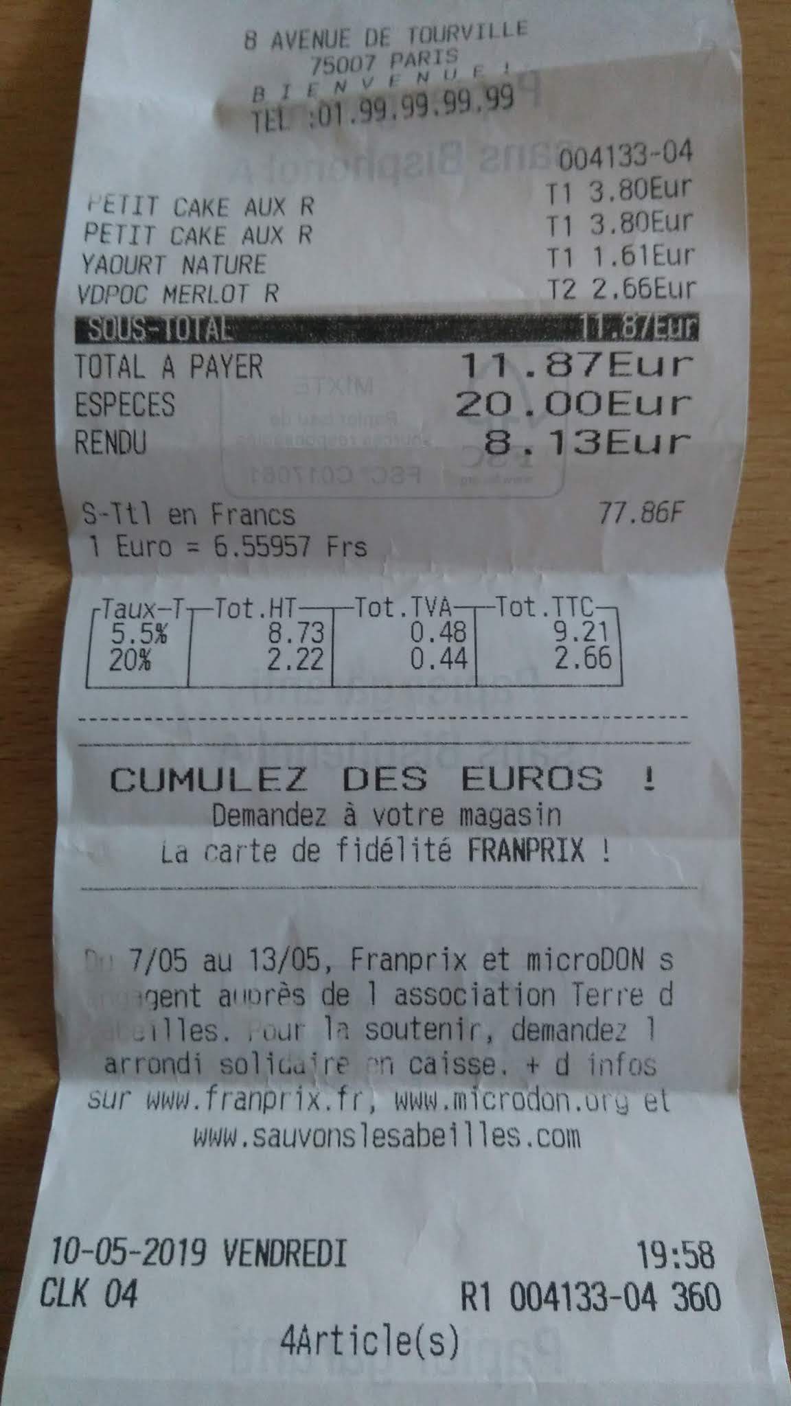 Photo n° 2 de l'avis de RobinBobinS. fait le 22/05/2019 à 11:01