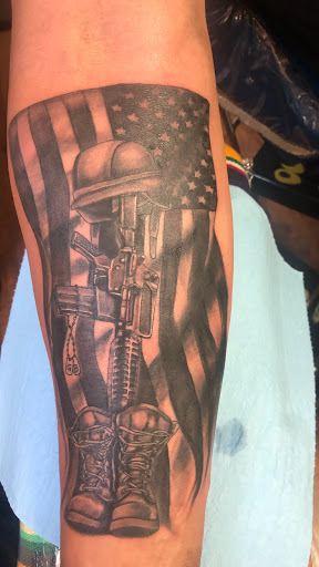 Explore pool tattoo ideas, creative tattoo ideas in Wenatchee, available at Rebels Tattoo Studio