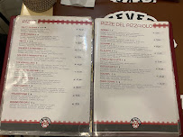 Menu du Da Severino à Diano Marina