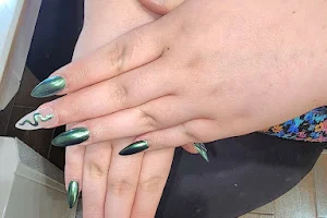 Turquoise Nails image