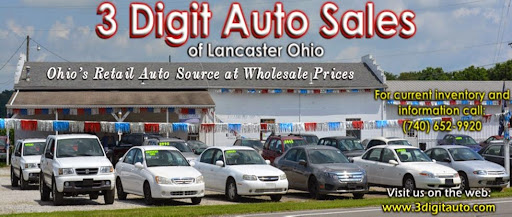 Used Car Dealer «3 Digit Auto Sales ~ The Home of the Deal!», reviews and photos, 2609 E Main St, Lancaster, OH 43130, USA