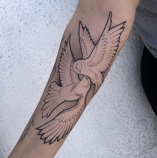 Explore corgi tattoo ideas, creative tattoo ideas in North Hollywood, available at Rich Ink Tattoo