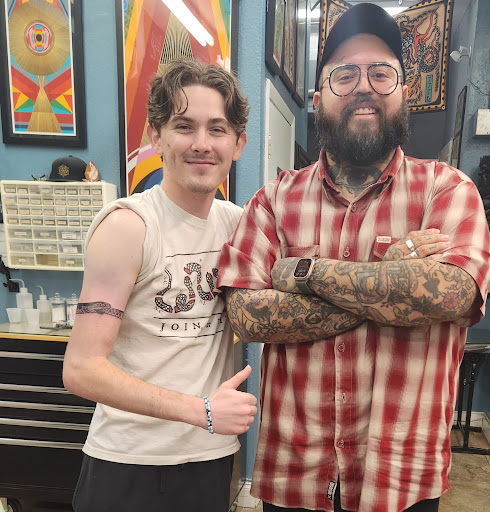 Explore small cross tattoo ideas, creative tattoo ideas in Deerfield Beach, available at A Stroke of Genius Tattoos of Deerfield Beach