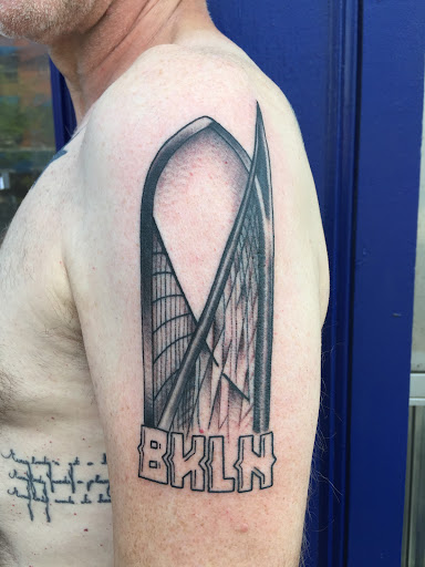Explore spaceship tattoo ideas, creative tattoo ideas in Brooklyn, available at Electric Lotus Tattoo