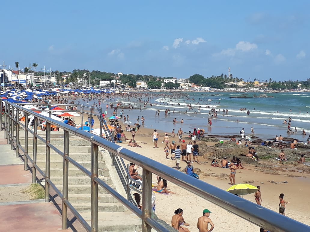 Foto de praia de itapua y el asentamiento