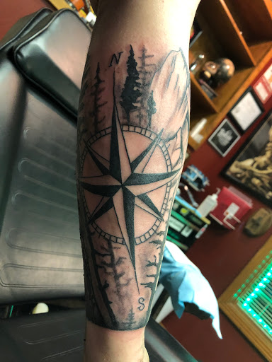 Explore truck driver tattoo ideas, creative tattoo ideas in Sanford, available at Hudson & Company Tattoo Studio