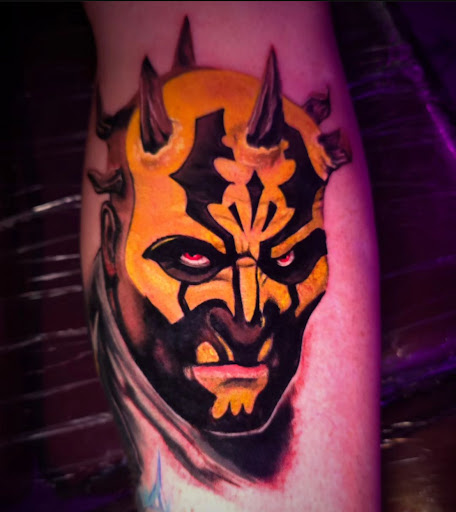 Explore face tattoos ideas, creative tattoo ideas in Titusville, available at Exclusive Ink Studio