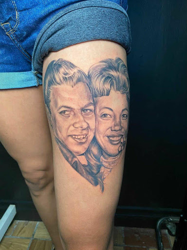 Explore anagram tattoo ideas, creative tattoo ideas in Mcallen, available at World Famous La Mancha Tattooz