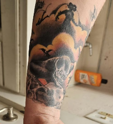 Explore tattoo ideas palm trees, creative tattoo ideas in Tipton, available at Secret Place Tattoo Studio