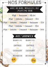 Restaurant vietnamien Au P’tit Viet à Paris (la carte)
