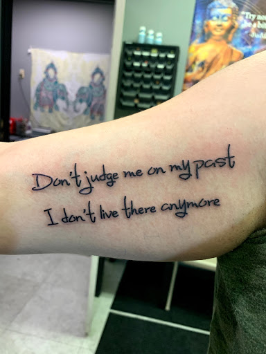 Explore wedding band tattoo ideas for him, creative tattoo ideas in Hudson Falls, available at ALTERED ADDICTION TATTOOS