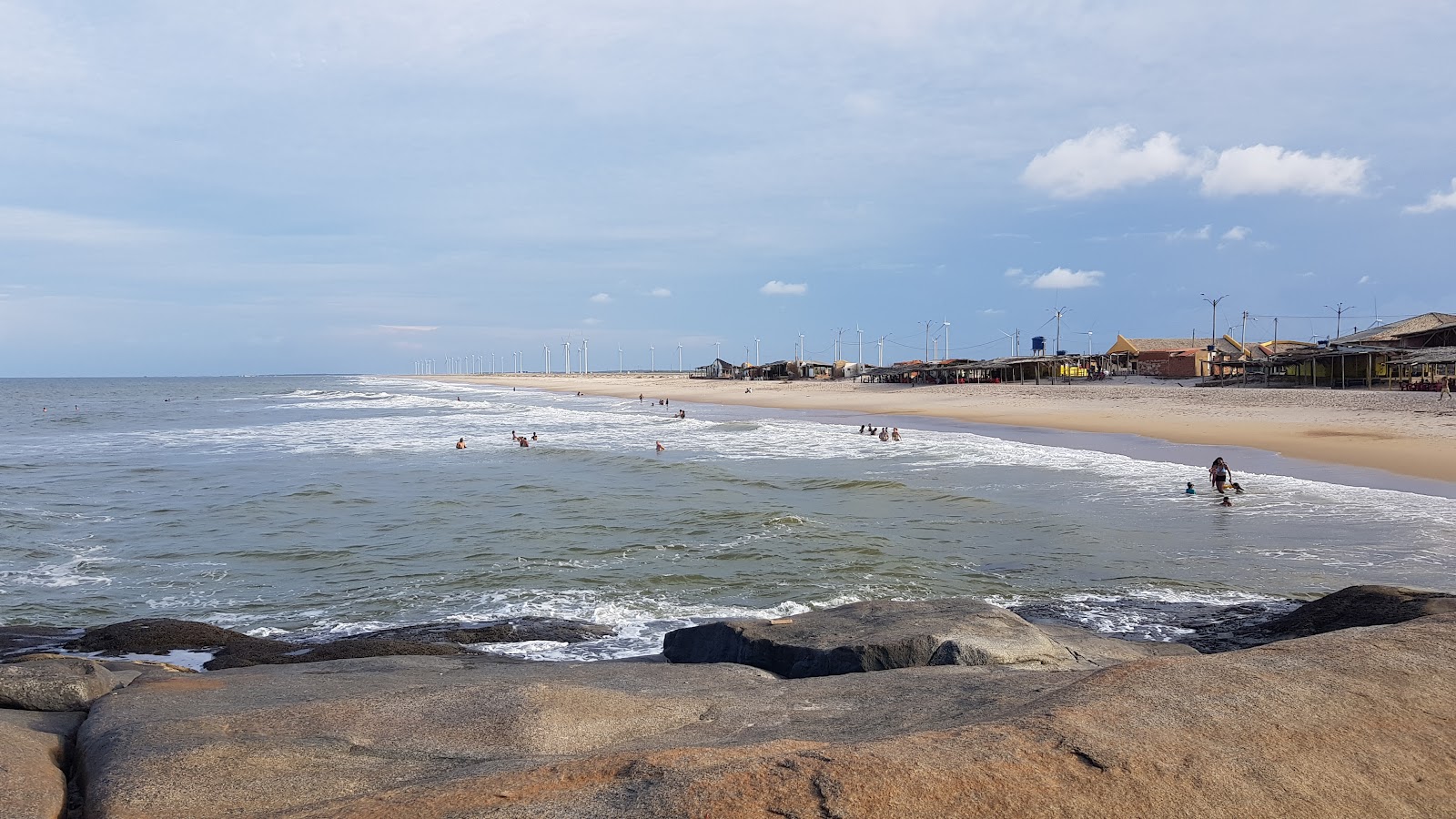 Foto av Pedra do Sal Stranden med beige sand yta