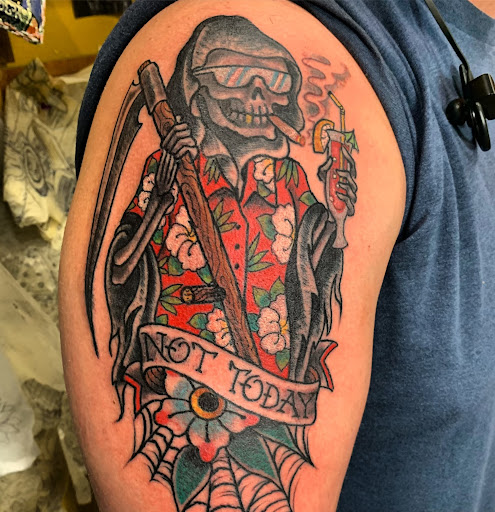 Explore daughter name tattoo ideas, creative tattoo ideas in Burlington, available at Afterlife Tattoo Company