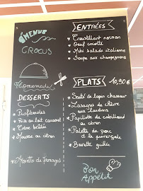 Menu du Restaurant Le Crocus à Caen