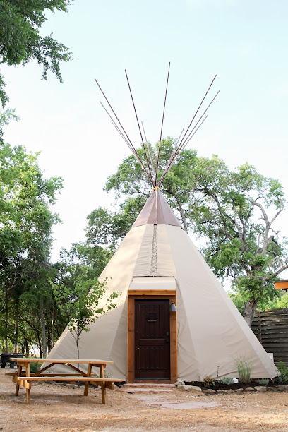 Tipis on the Guadalupe