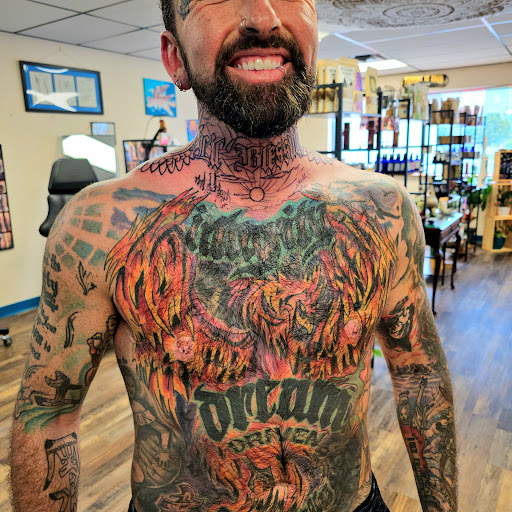 Explore name cover up tattoo ideas male, creative tattoo ideas in Traverse City, available at Pinups & Needles