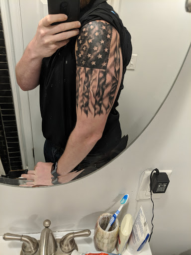 Explore head tattoo ideas for females, creative tattoo ideas in Port Charlotte, available at Body Gallery Tattoo and Piercing Shop