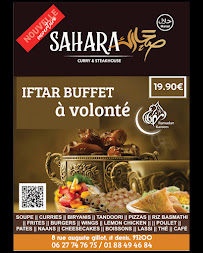 Restaurant Sahara Restaurant || D'événements ||Mariage, Anniversaire, soirée à Saint-Denis - menu / carte