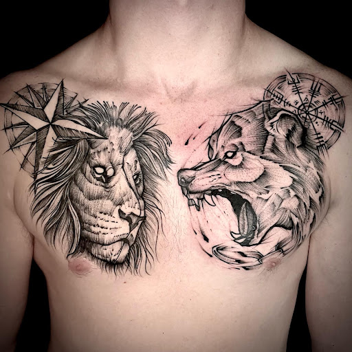Explore antler tattoo ideas, creative tattoo ideas in Barre, available at Rock City Tattoo