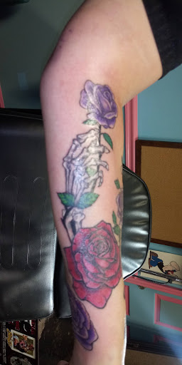 Explore blue rose tattoo ideas, creative tattoo ideas in Lakeland, available at 360 INKpressions